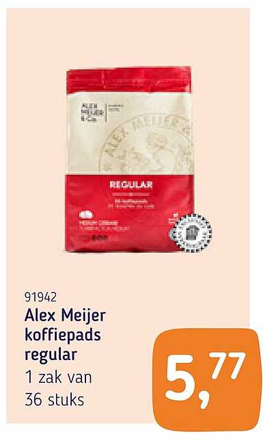 Alex Meijer koffiepads regular