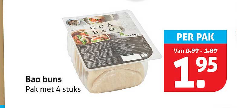 Bao buns Pak met 4 stuks