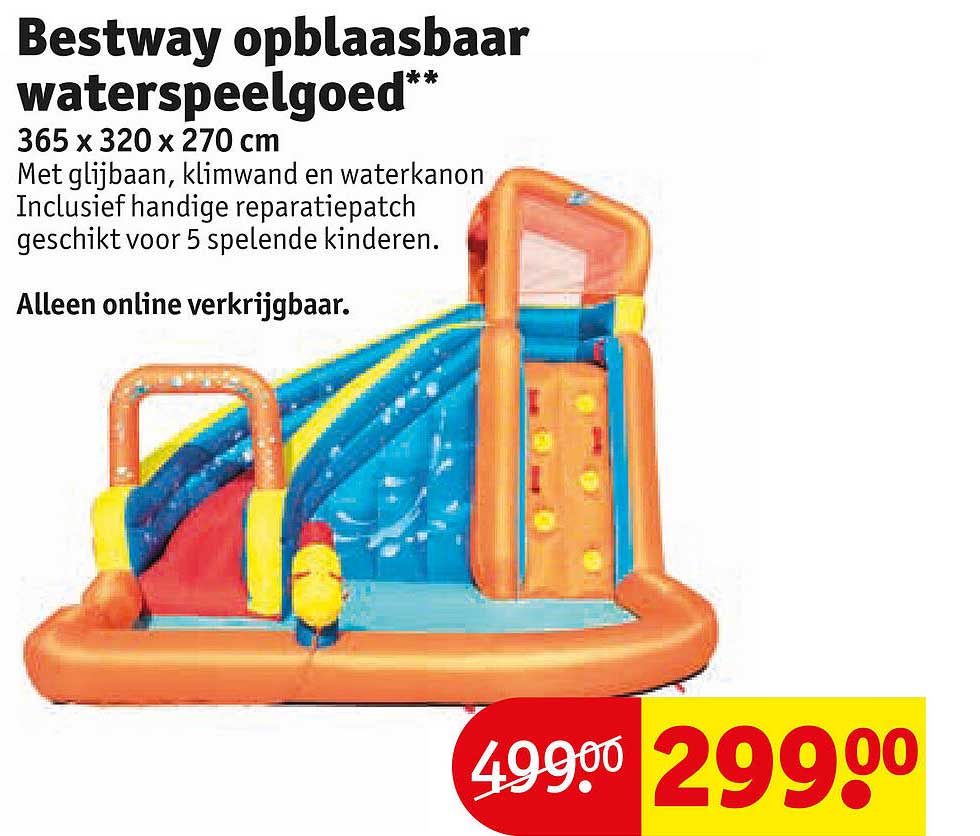 Bestway opblaasbaar waterspeelgoed**