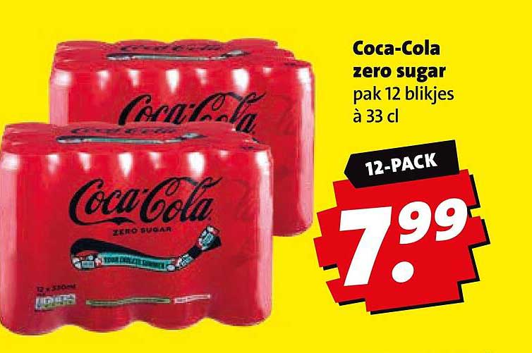 Coca-Cola zero sugar pak 12 blikjes à 33 cl 12-PACK