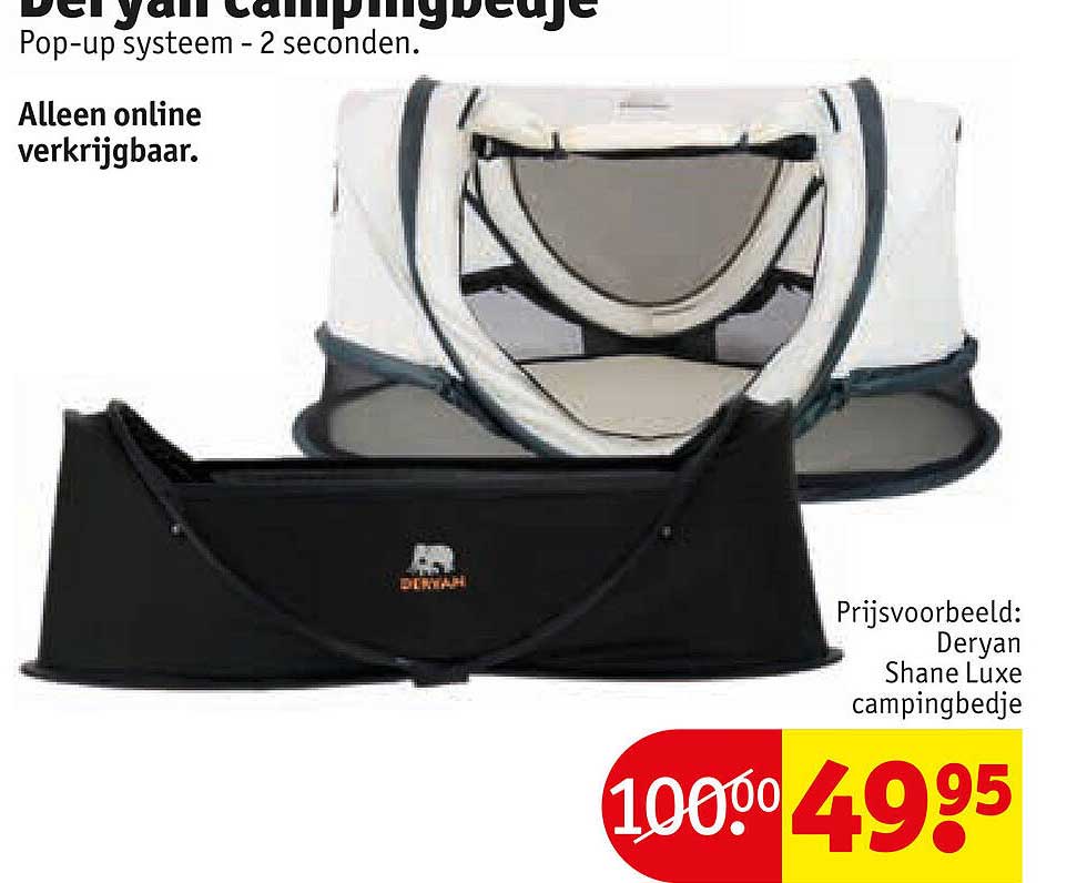 Deryan Shane Luxe campingbedje
