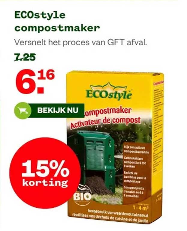 ECOstyle compostmaker 15% korting