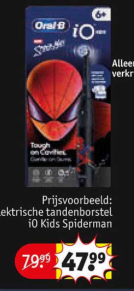 Elektrische tandenborstel iO Kids Spiderman