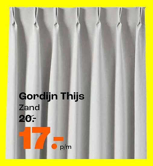 Gordijn Thijs Zand