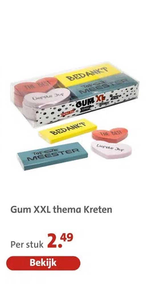 Gum XXL thema Kreten