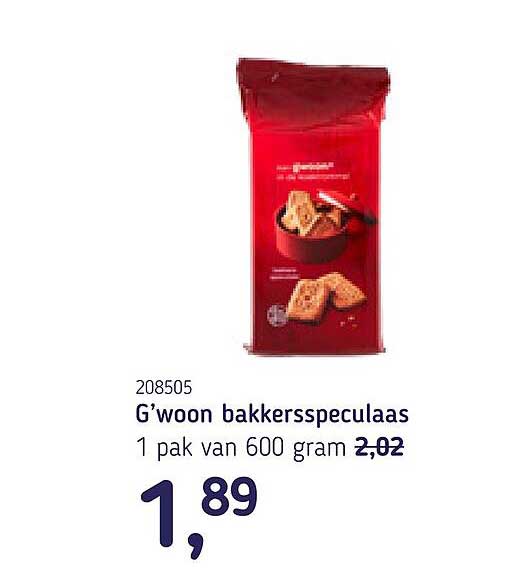 G’woon bakkersspeculaas