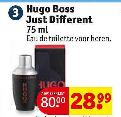 Hugo Boss Just Different 75 ml Eau de toilette voor heren