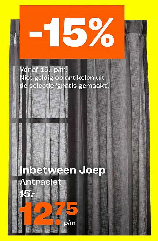 Inbetween Joep Antraciet