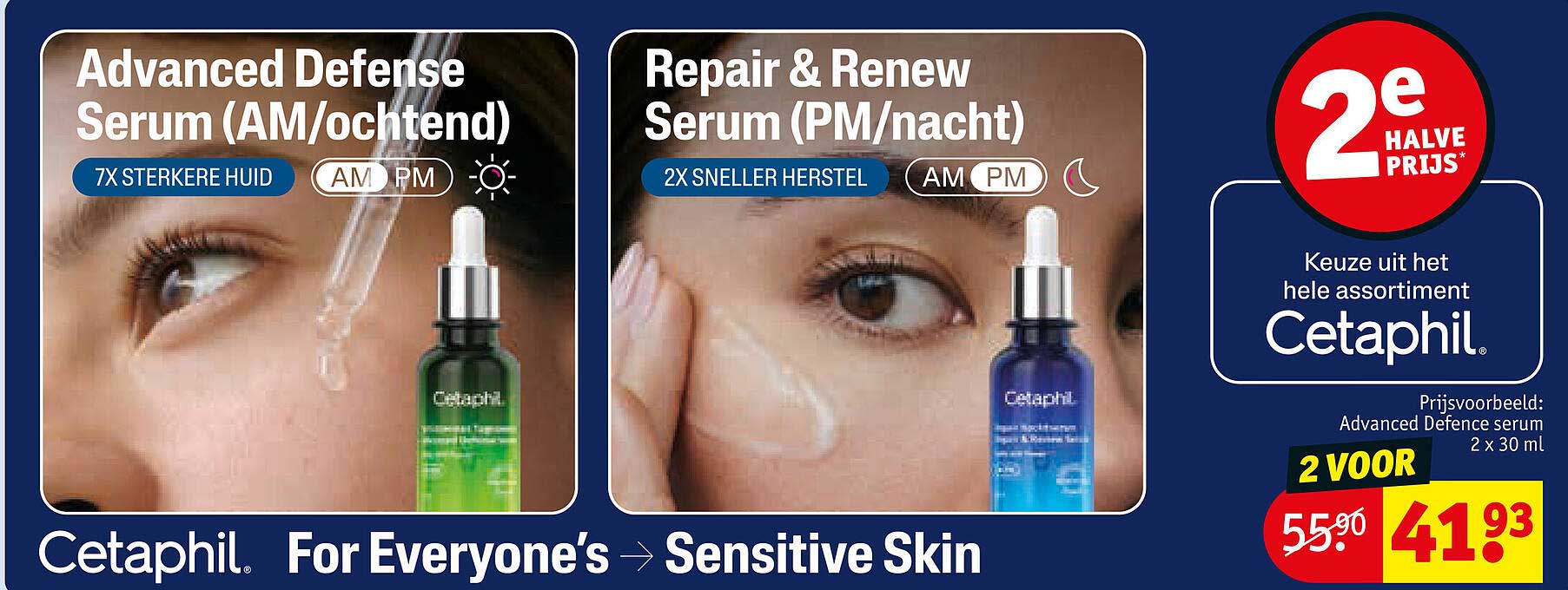 Keuze uit het hele assortiment Cetaphil 2e halve prijs
