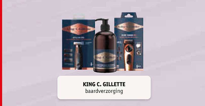KING C. GILLETTE baardverzorging