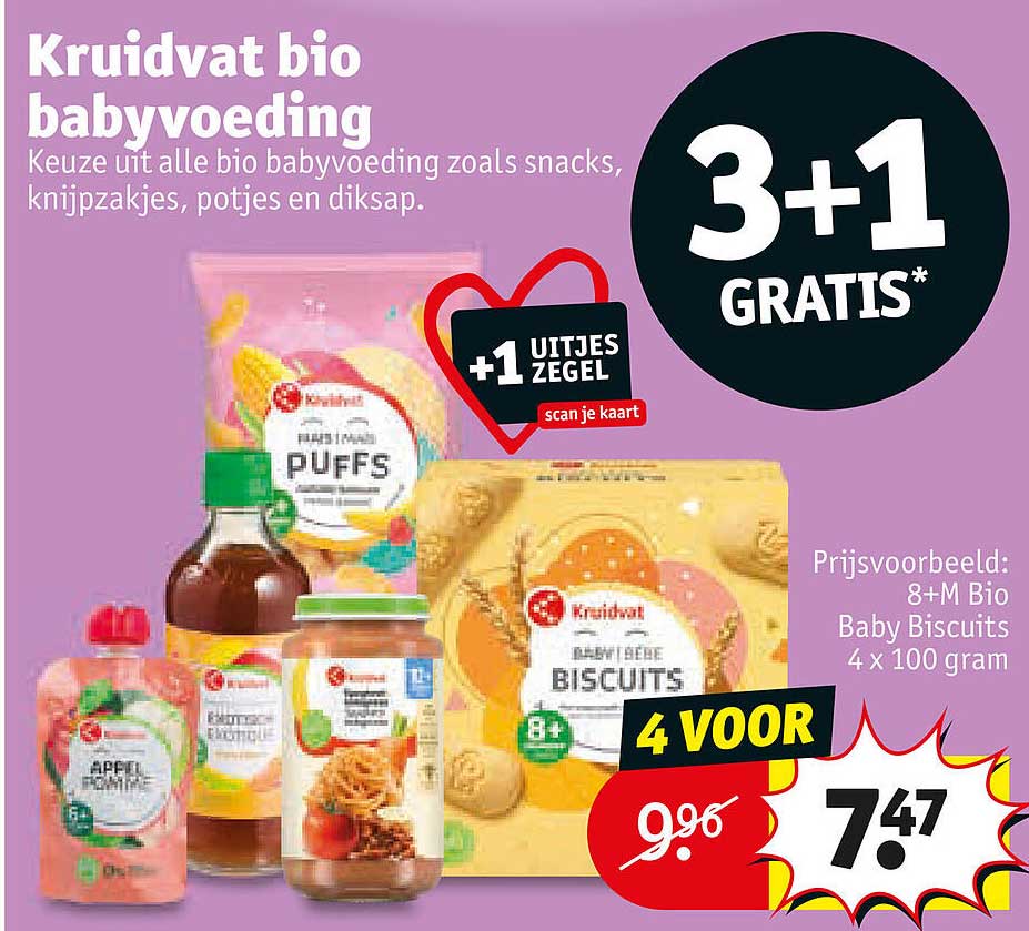 Kruidvat bio babyvoeding