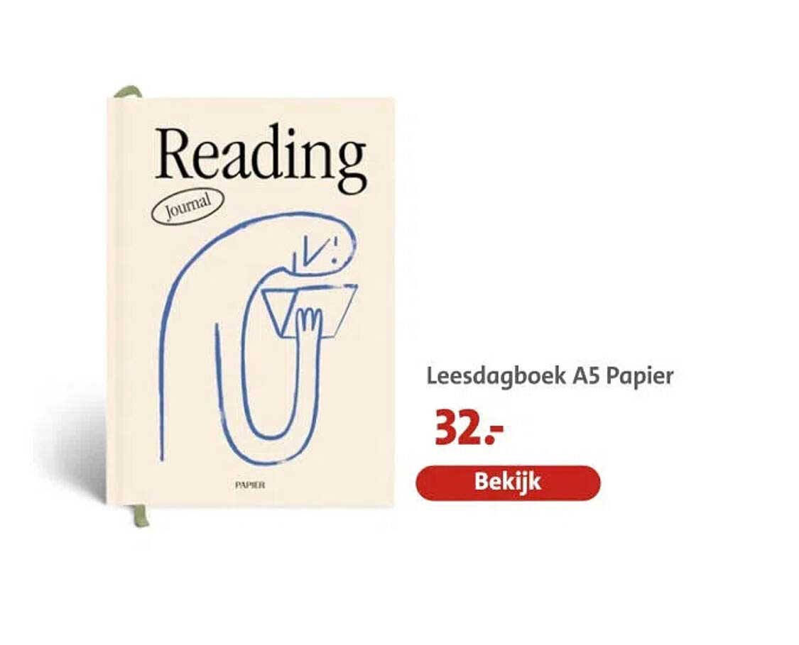Leesdagboek A5 Papier