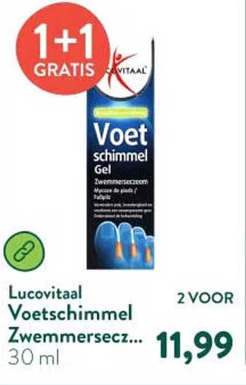 Lucovitaal Voetschimmel Zwemmersecz... 1+1 GRATIS
