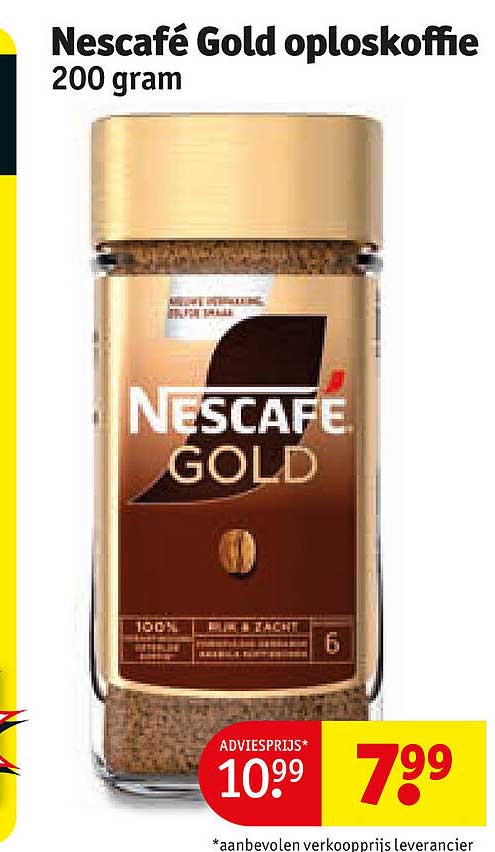 Nescafé Gold oploskoffie 200 gram