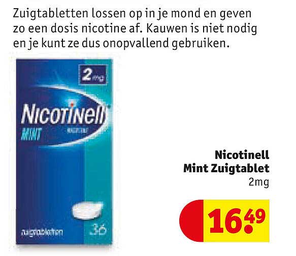 Nicotinell Mint Zuigtablet 2mg