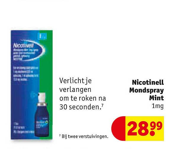 Nicotinell Mondspray Mint 1mg