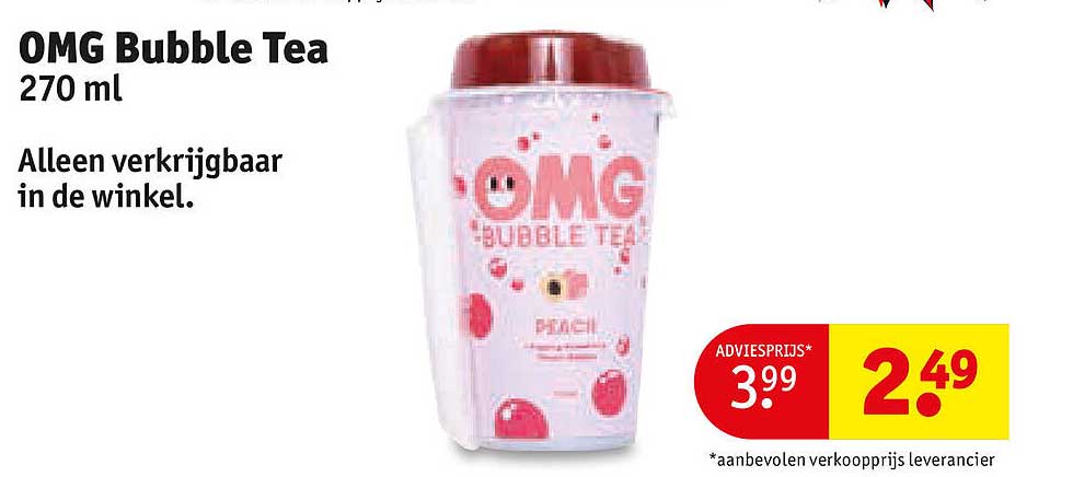 OMG Bubble Tea 270 ml