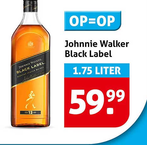 OP=OP Johnnie Walker Black Label 1.75 liter