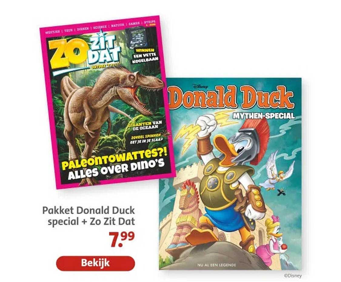Pakket Donald Duck special + Zo Zit Dat