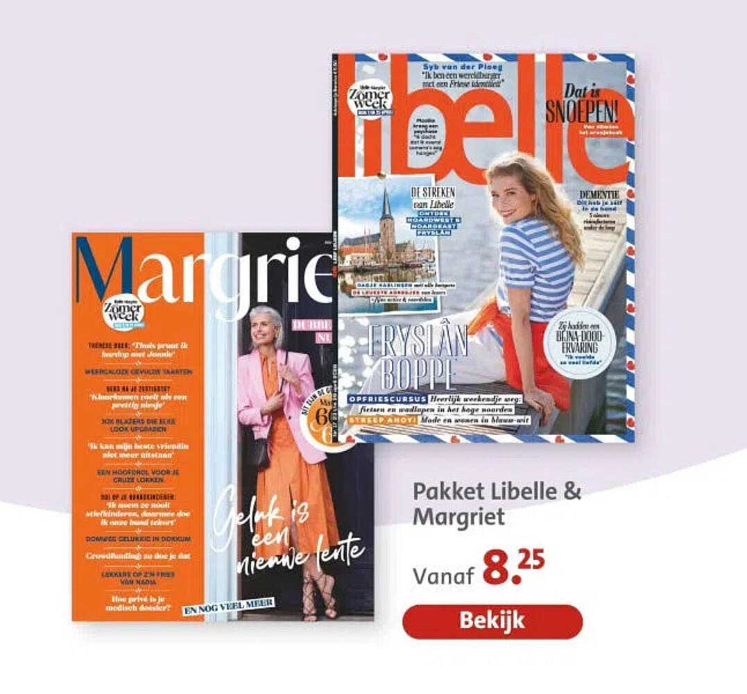 Pakket Libelle & Margriet