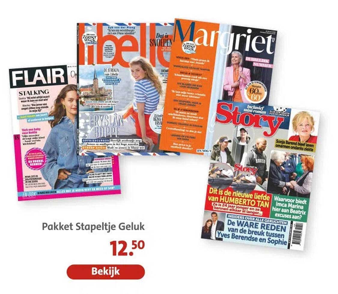 Pakket Stapeltje Geluk