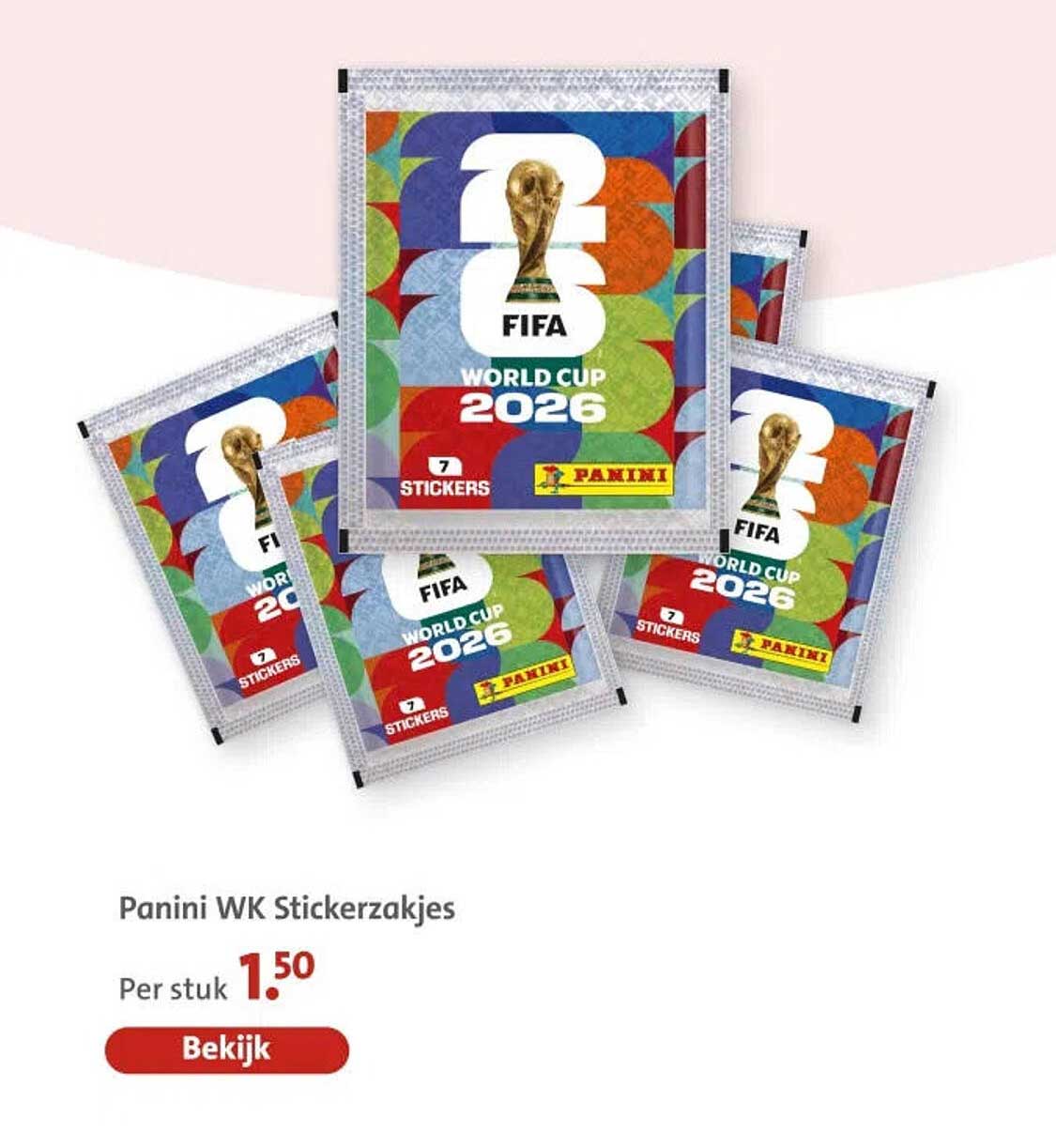 Panini WK Stickerzakjes