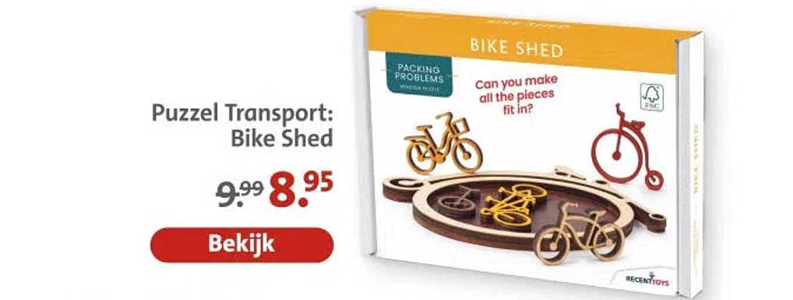 Puzzel Transport: Bike Shed