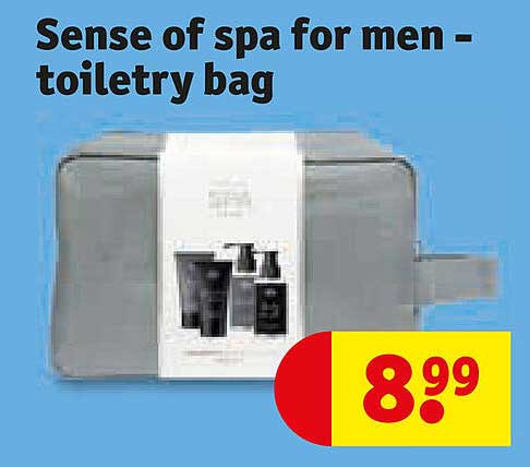 Sense of spa for men - toiletry bag