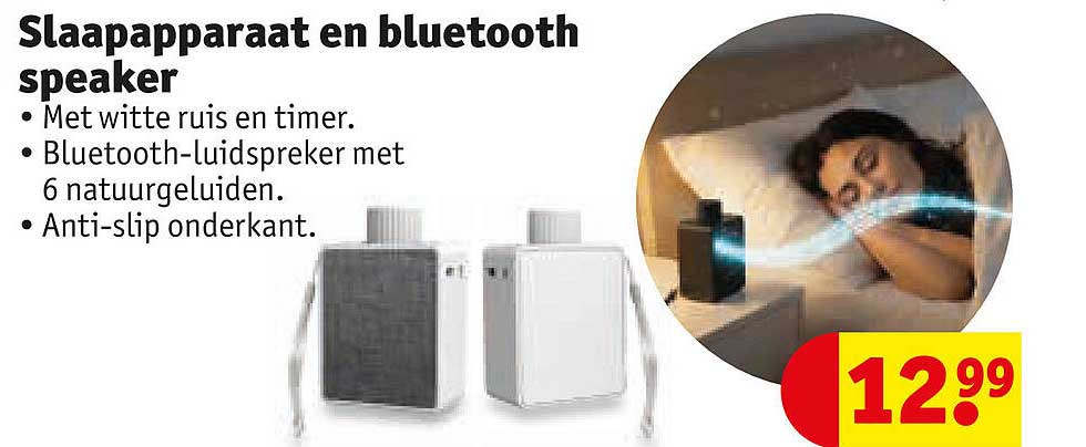 Slaapapparaat en bluetooth speaker