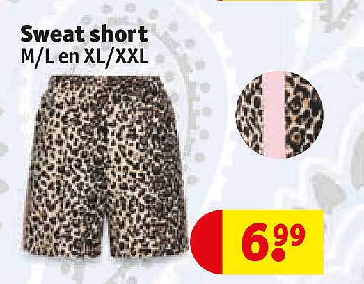 Sweat short M/L en XL/XXL
