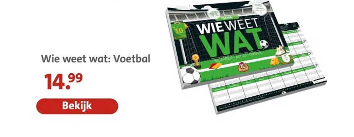 Wie weet wat: Voetbal