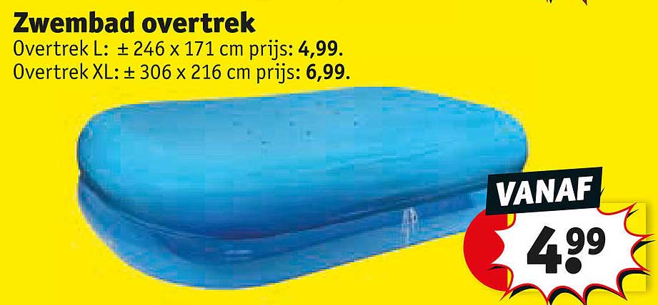 Zwembad overtrek