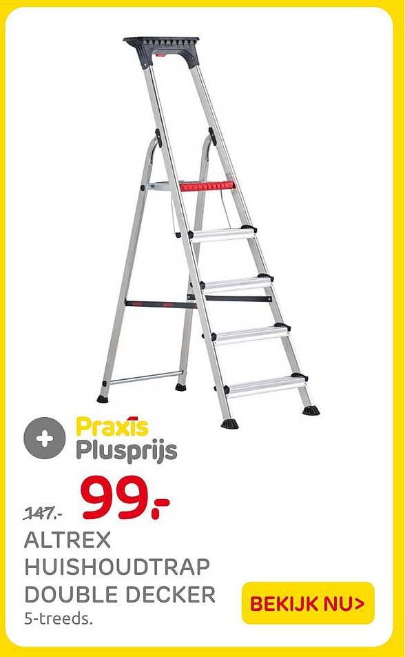 ALTREX HUISHOUDTRAP DOUBLE DECKER 5-treeds.