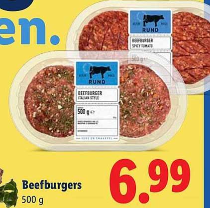 Beefburgers 500 g