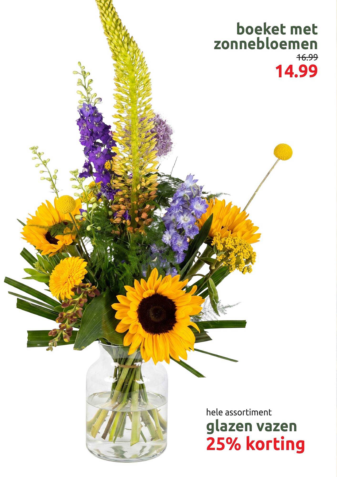 boeket met zonnebloemen