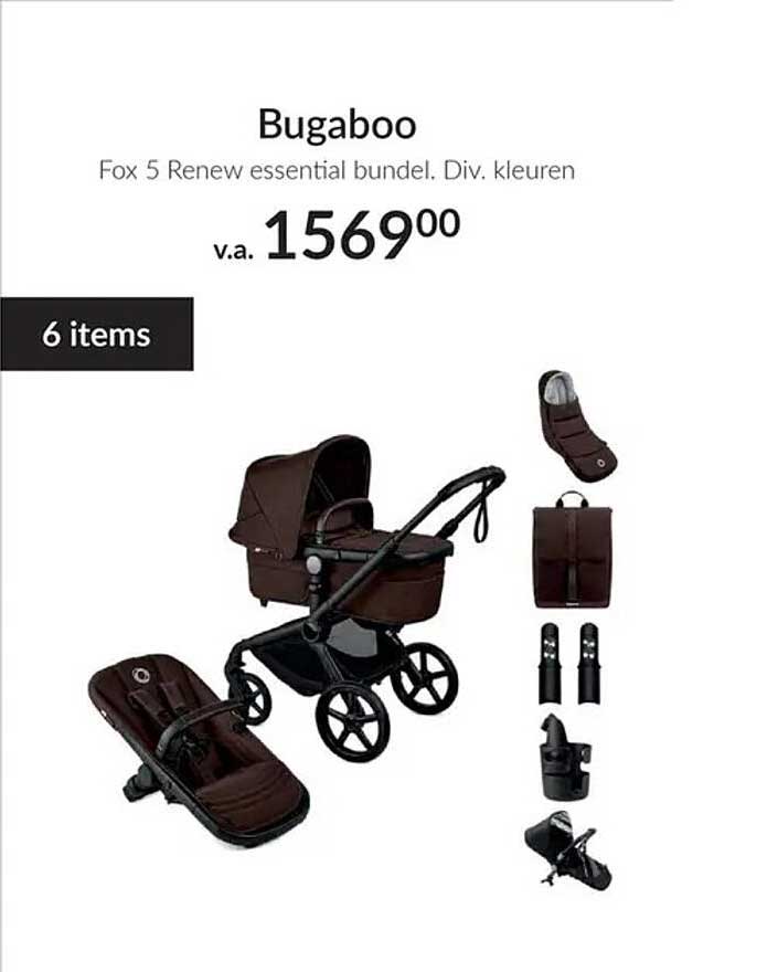 Bugaboo Fox 5 Renew essential bundel. Div. kleuren