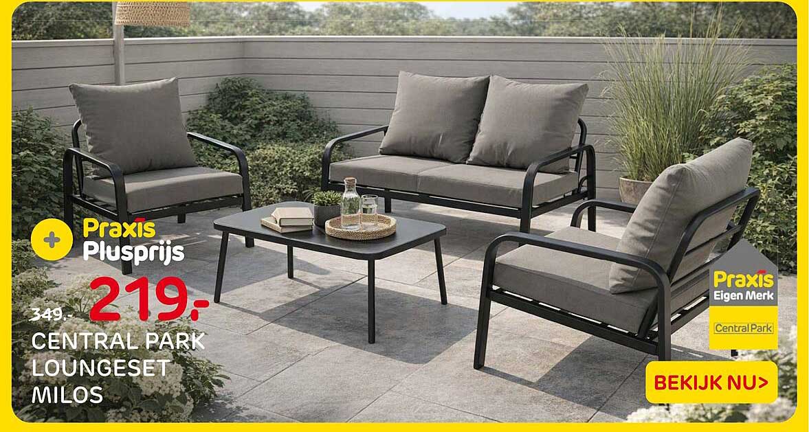 CENTRAL PARK LOUNGESET MILOS