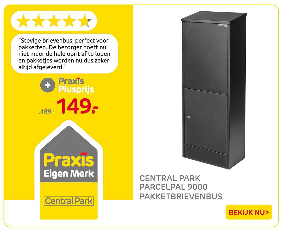 CENTRAL PARK PARCELPAL 9000 PAKKETBRIEVENBUS