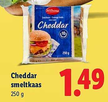 Cheddar smeltkaas 250 g