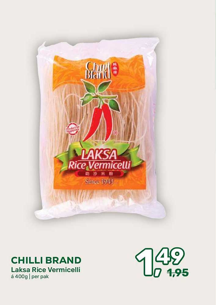CHILLI BRAND Laksa Rice Vermicelli á 400g | per pak