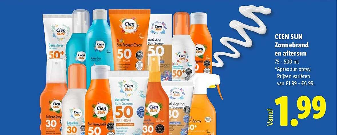 CIEN SUN Zonnebrand en aftersun