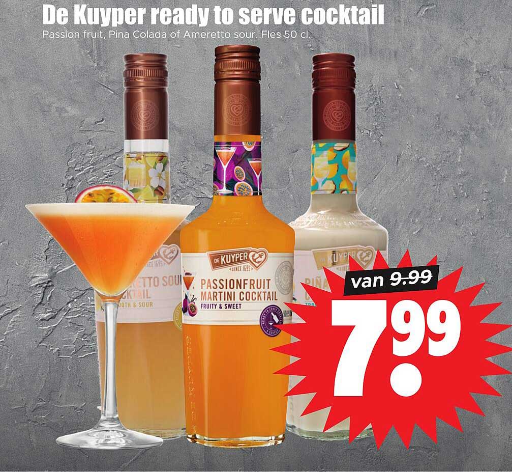 De Kuyper ready to serve cocktail