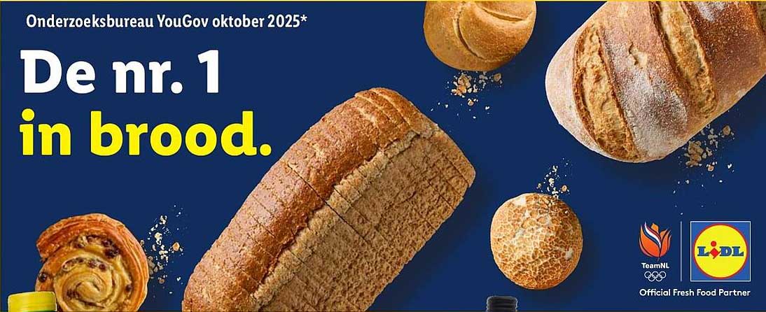 De nr. 1 in brood.