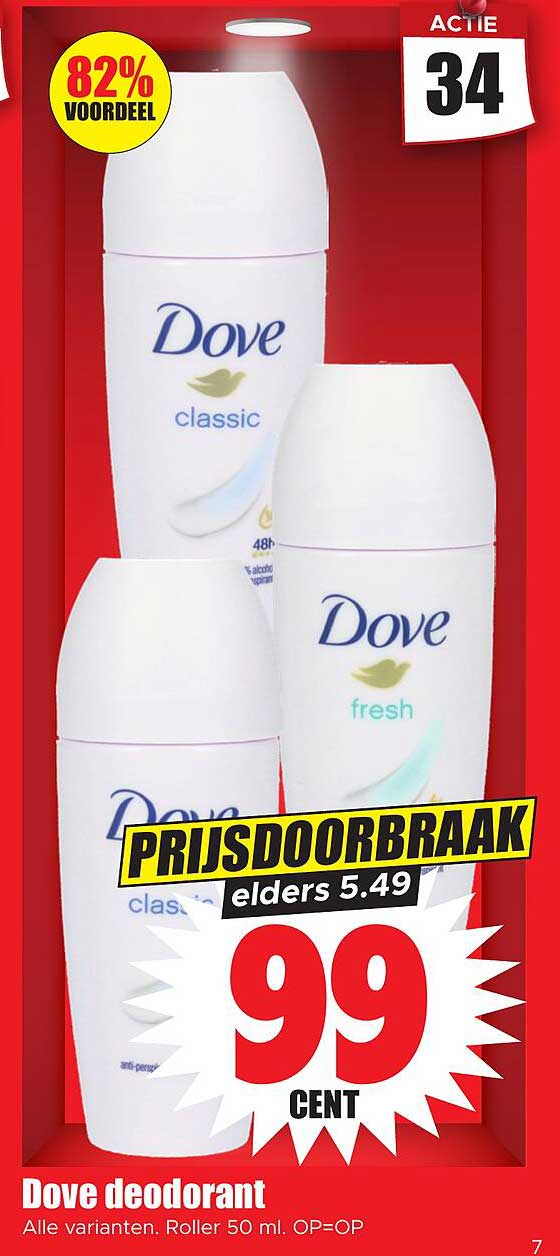 Dove deodorant