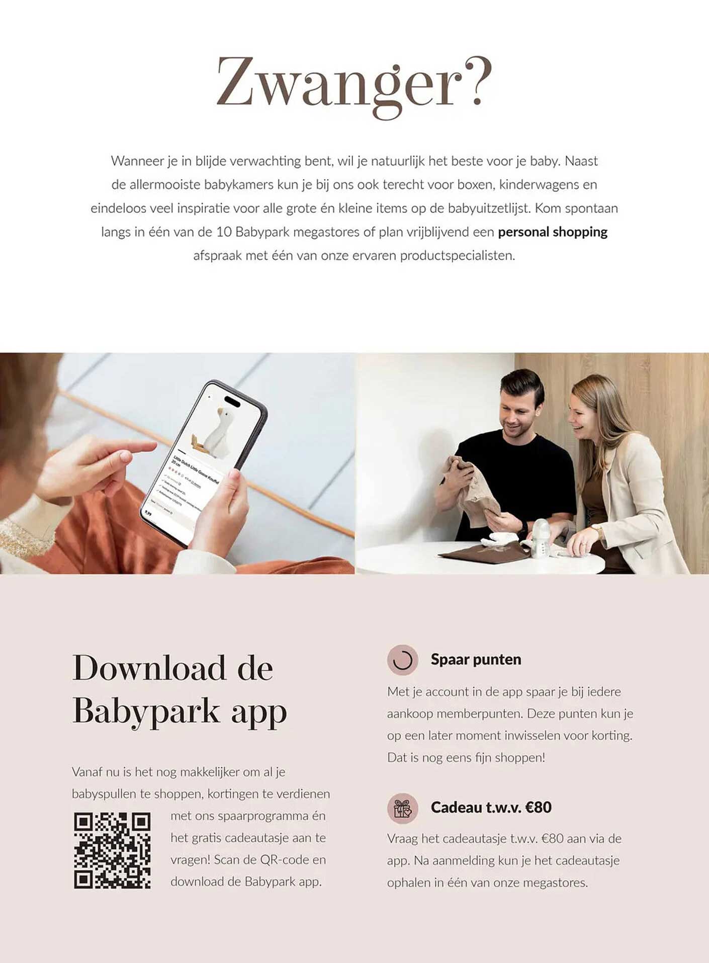 Download de Babypark app