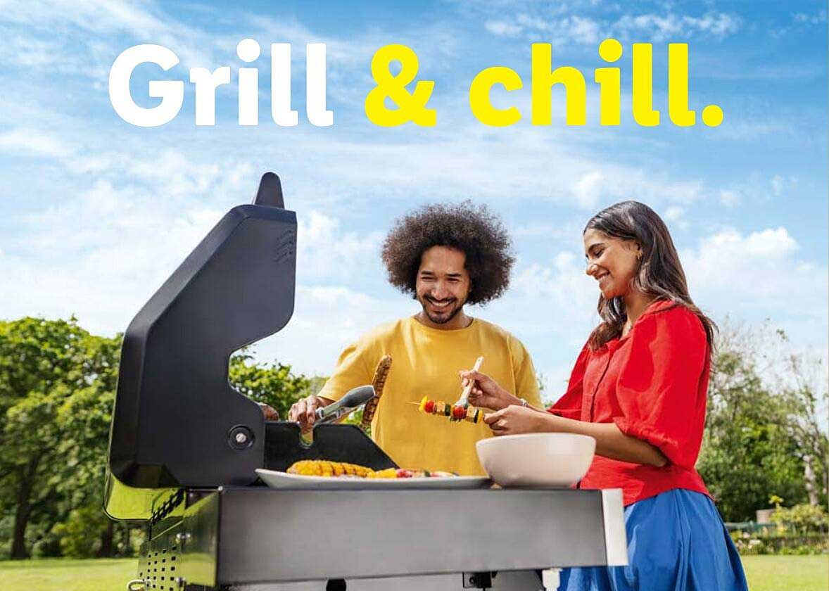 Grill & chill.