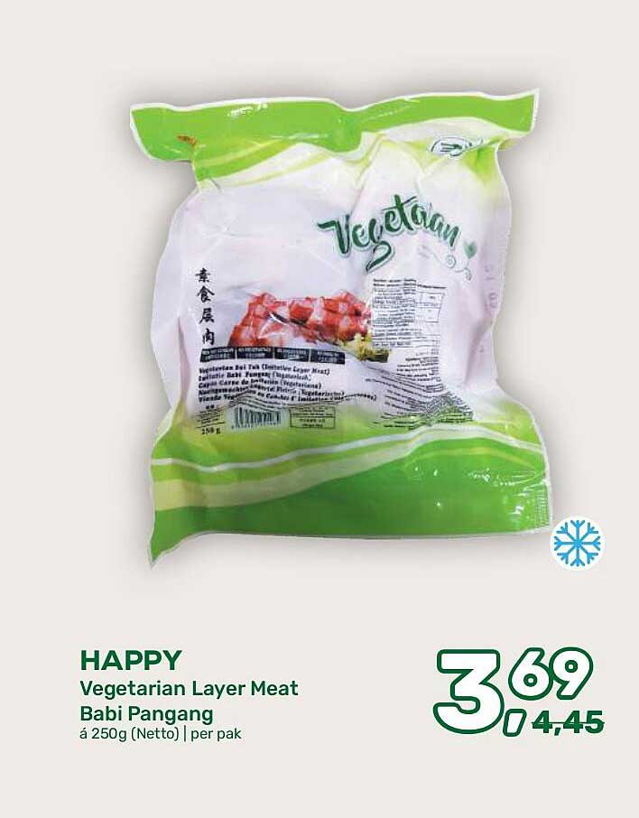HAPPY Vegetarian Layer Meat Babi Pangang