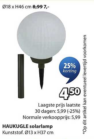 HAUKUGLE solarlamp