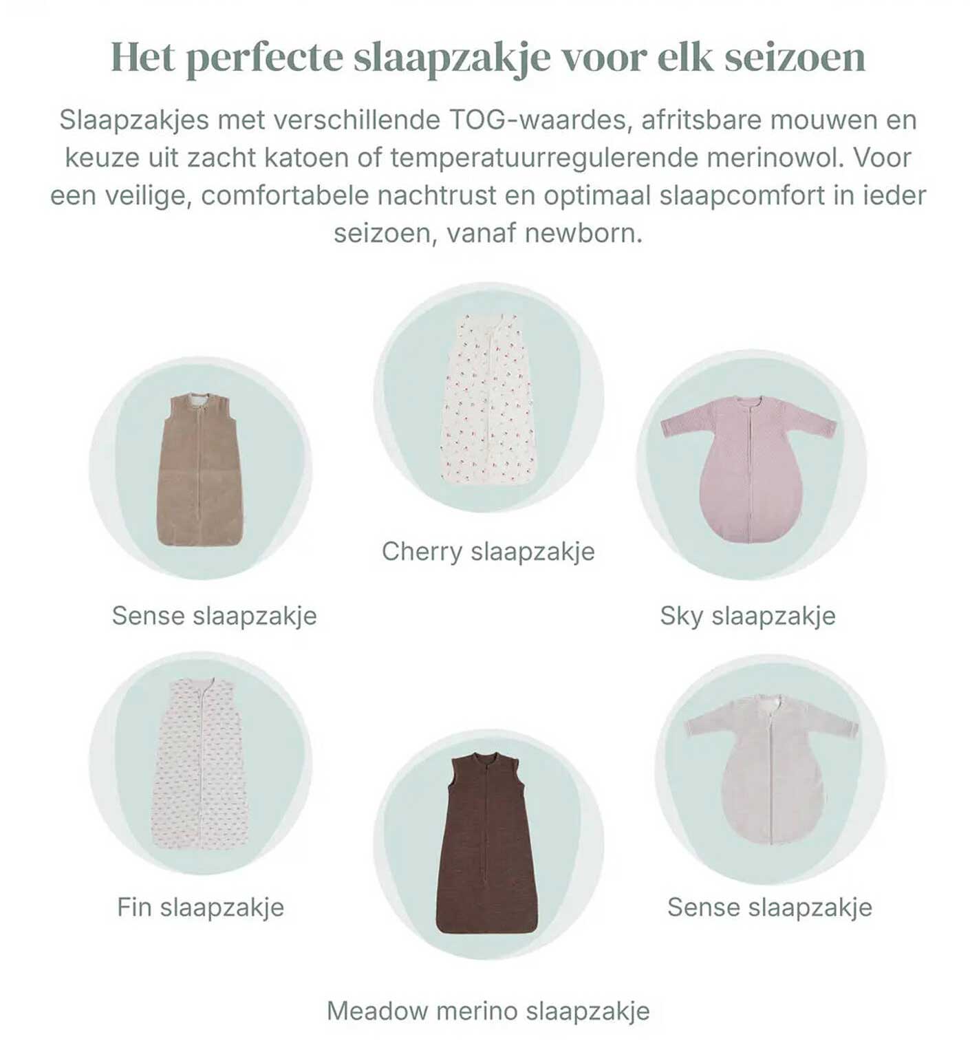 Het perfecte slaapzakje voor elk seizoen