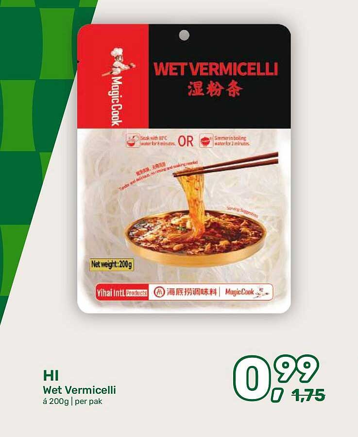 HI Wet Vermicelli á 200g | per pak